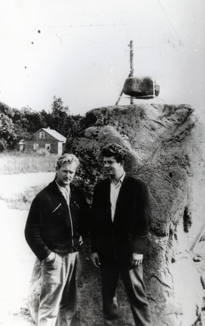  Teeviida juures, Elmo Pilve ja Riivo Paomees, 1966