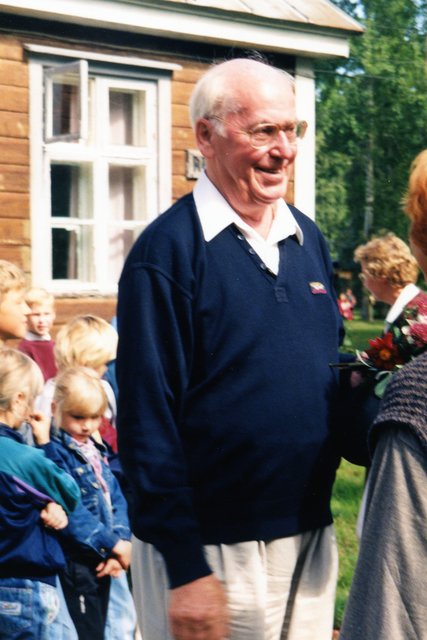  President Lennart Meri visiit Ruhnu saarele, 1998