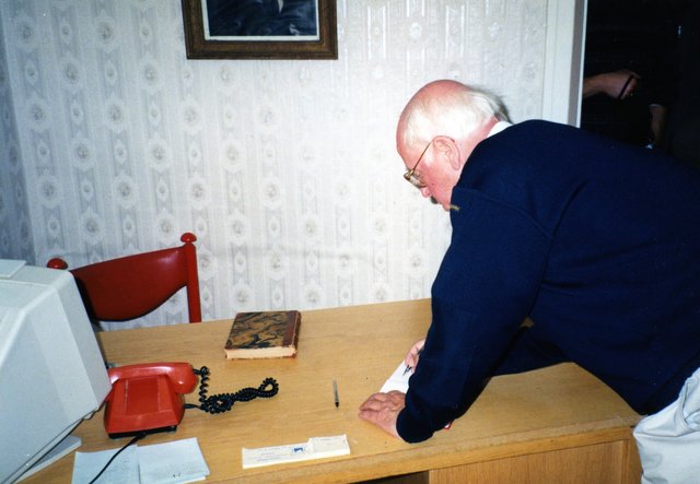  President Lennart Meri visiit Ruhnu saarele, 1998