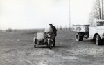  Kaljo randmaa mootorrattaga lennuväljal, 1989